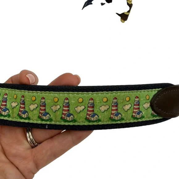 Vineyard Vines Lighthouse Belt 38 Green - Picture 10 of 15
